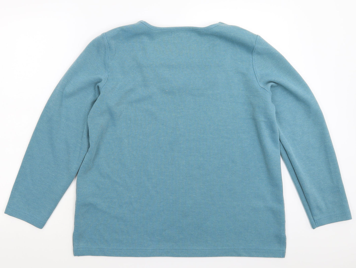 BM Womens Blue   Pullover Sweatshirt Size M