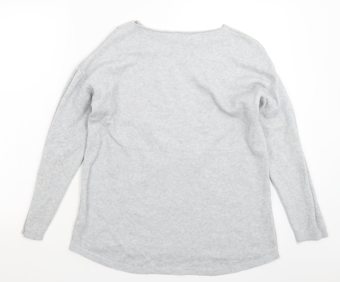 Preworn Womens Grey  Knit Pullover Jumper Size L