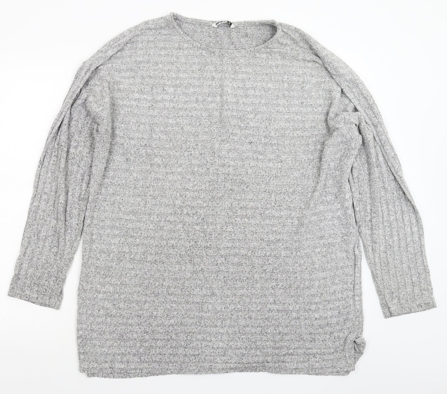 Pep&Co Womens Grey  Knit Pullover Jumper Size 18
