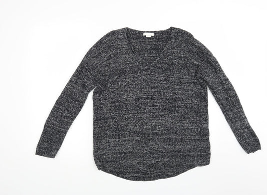 H&M Womens Grey  Knit Pullover Jumper Size M