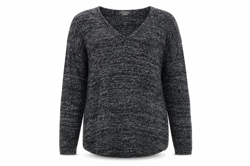 H&M Womens Grey  Knit Pullover Jumper Size M