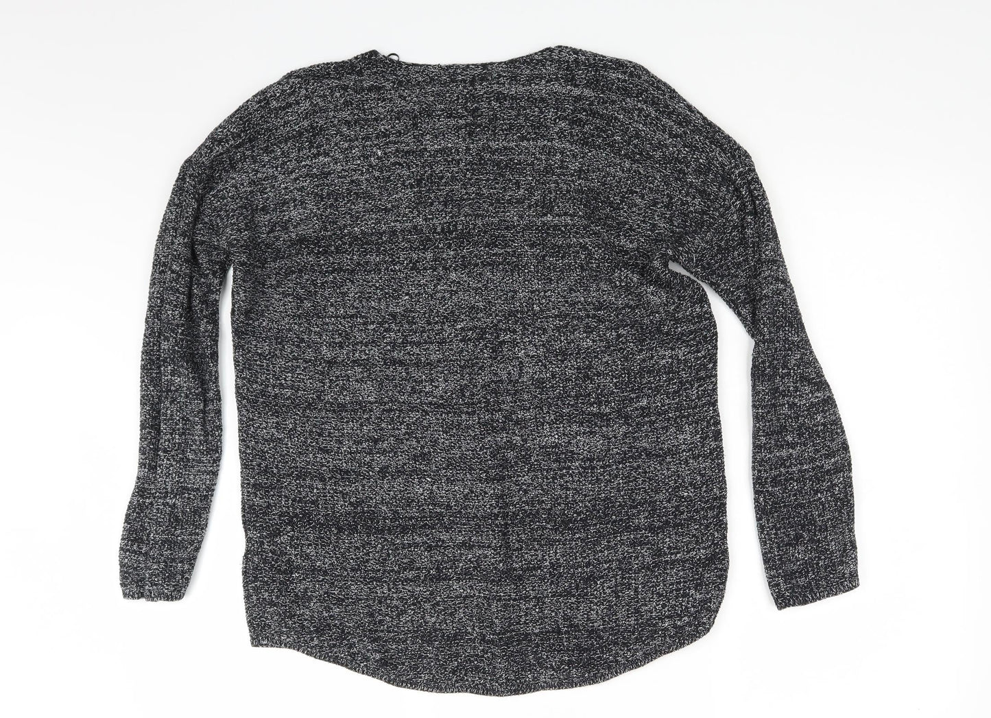 H&M Womens Grey  Knit Pullover Jumper Size M