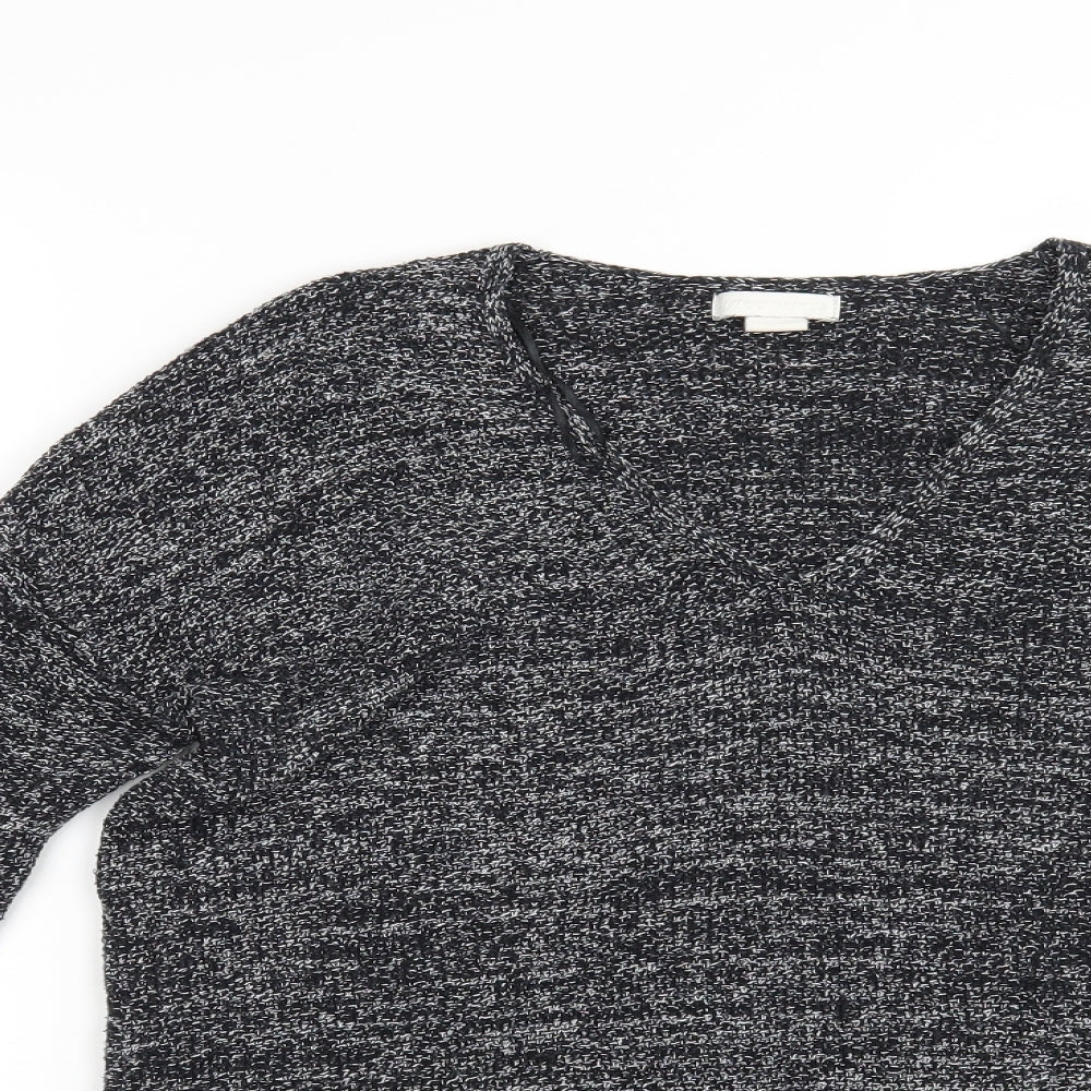 H&M Womens Grey  Knit Pullover Jumper Size M