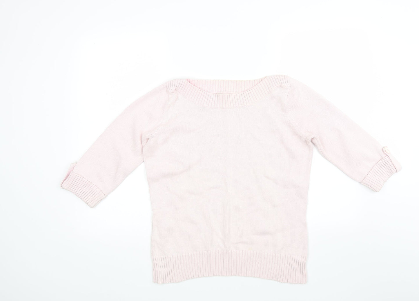 Marks Womens Pink  Knit Pullover Jumper Size 16