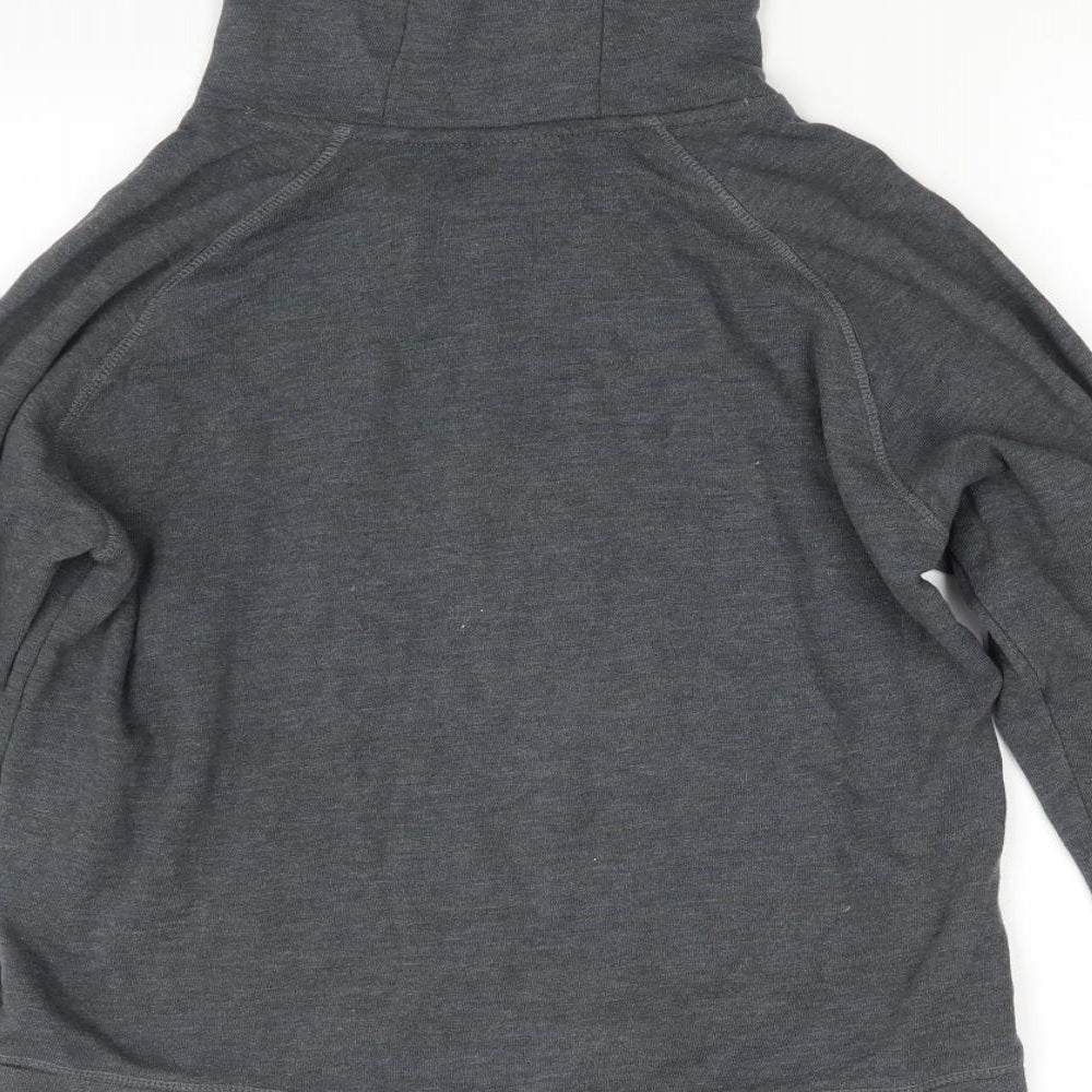 NEXT Girls Grey  Jersey Pullover Hoodie Size 12 Years  - Mountain Explorer