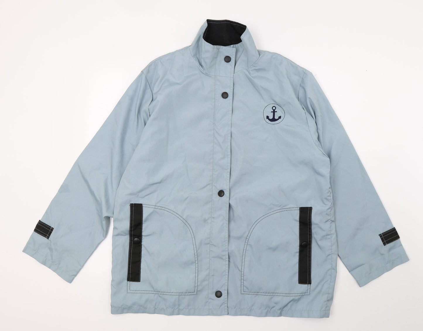 Anne De Lancay Womens Blue   Jacket  Size 14  - Anchor