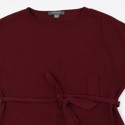 Preloved Primark Womens Purple   Basic Blouse Size 10 - Detail