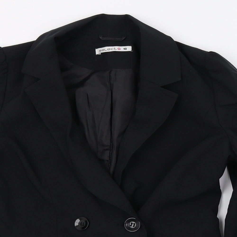 Select Womens Black   Jacket Blazer Size 10