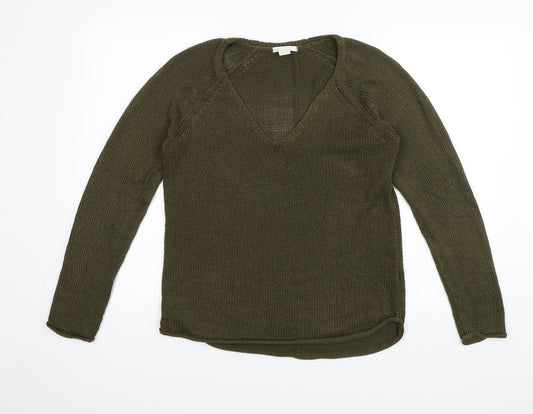 H&M Womens Green   Pullover Jumper Size S