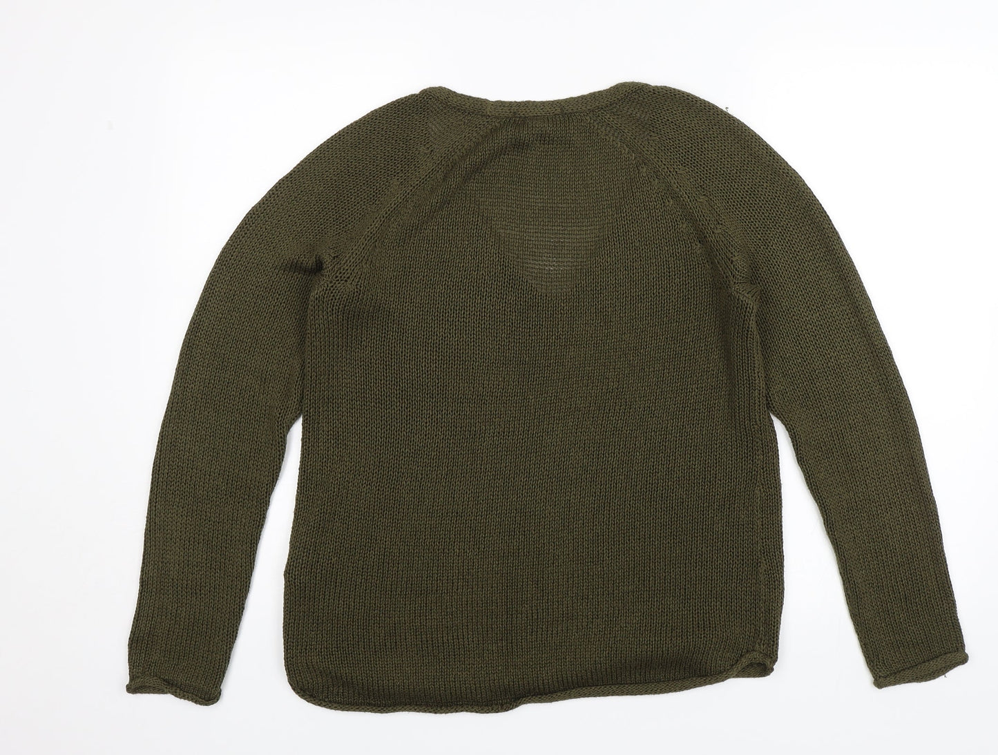 H&M Womens Green   Pullover Jumper Size S
