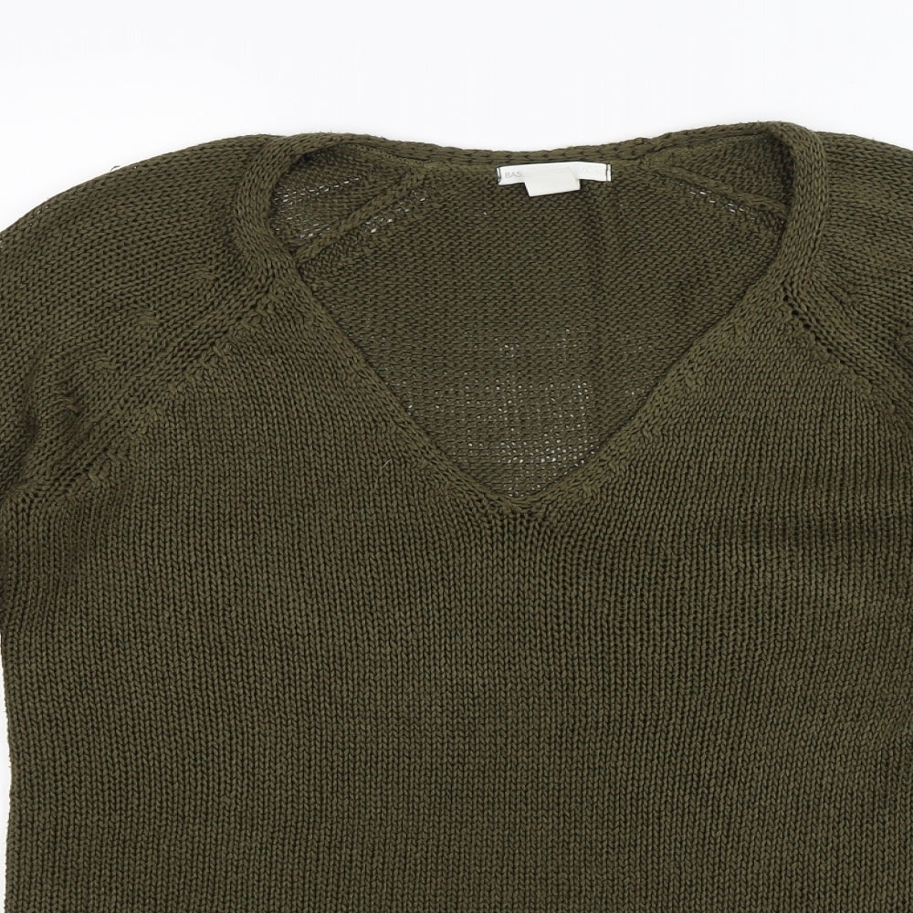 H&M Womens Green   Pullover Jumper Size S