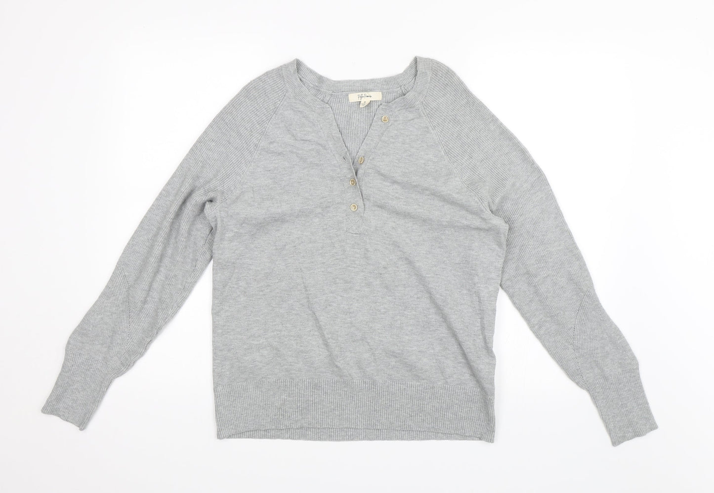 Peyton Primrose Womens Grey   Pullover Jumper Size M