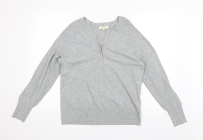 Peyton Primrose Womens Grey   Pullover Jumper Size M