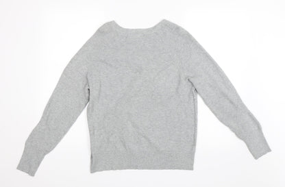 Peyton Primrose Womens Grey   Pullover Jumper Size M