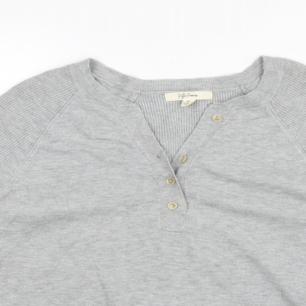Peyton Primrose Womens Grey   Pullover Jumper Size M