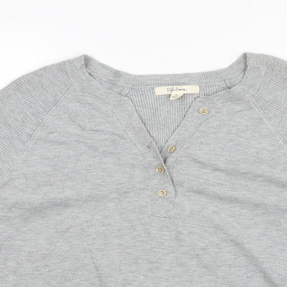 Peyton Primrose Womens Grey   Pullover Jumper Size M