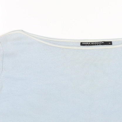 Debbie Morgan Womens Blue   Pullover Jumper Size M