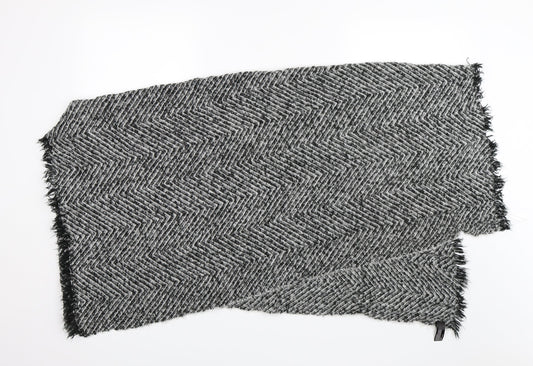 Express Unisex Black Geometric   Shawl/Wrap