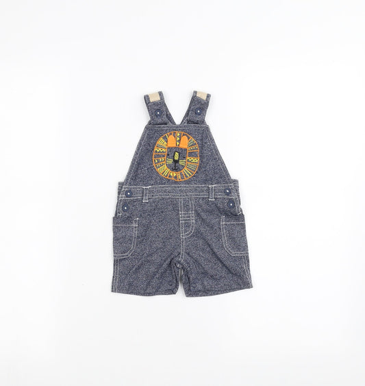 Nutmeg Baby Blue   Dungaree One-Piece Size 0-3 Months
