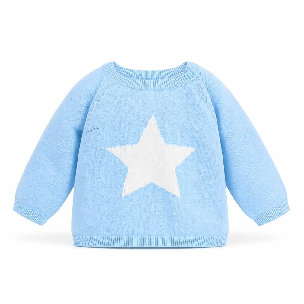 Marks & Spencer Baby Blue   Pullover Jumper Size 3-6 Months
