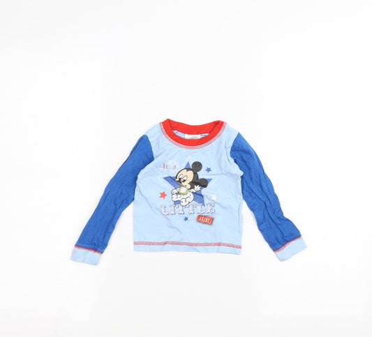 Disney Baby Blue   Basic T-Shirt Size 6-9 Months