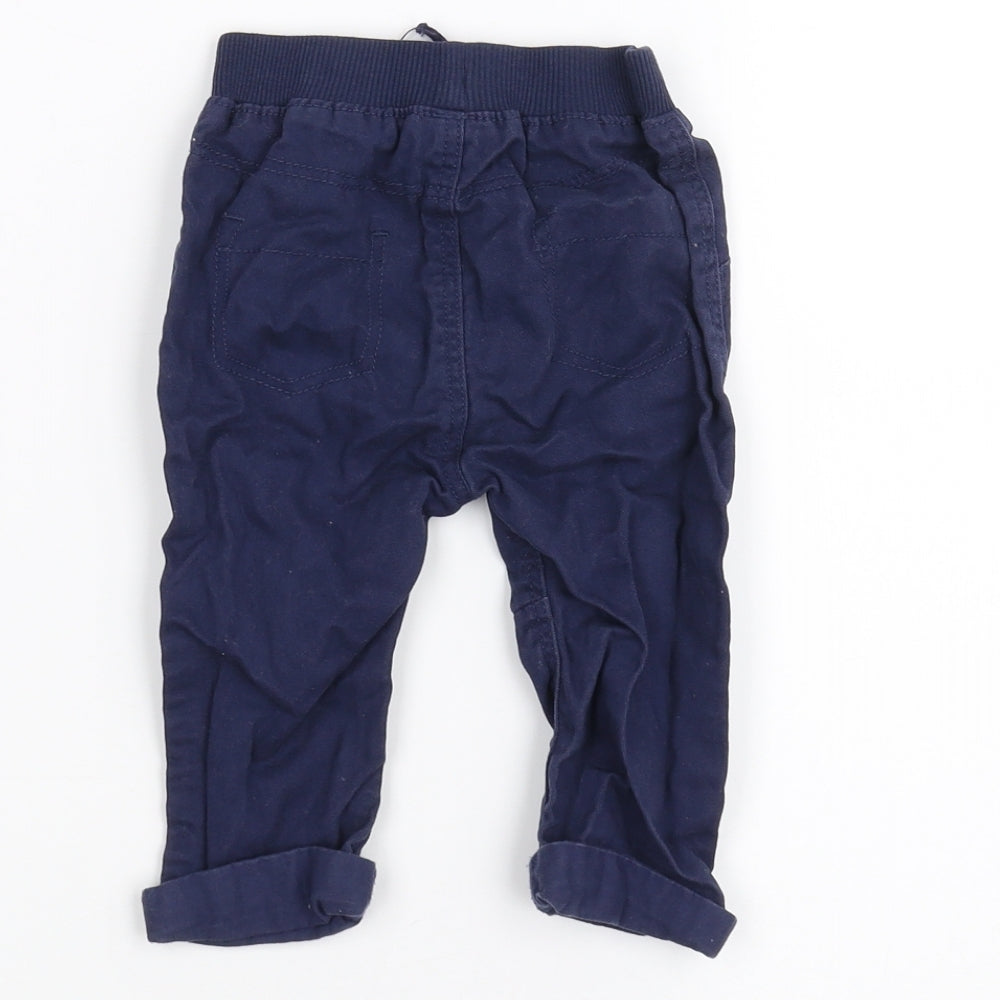 George Baby Blue   Jogger Trousers Size 6-9 Months