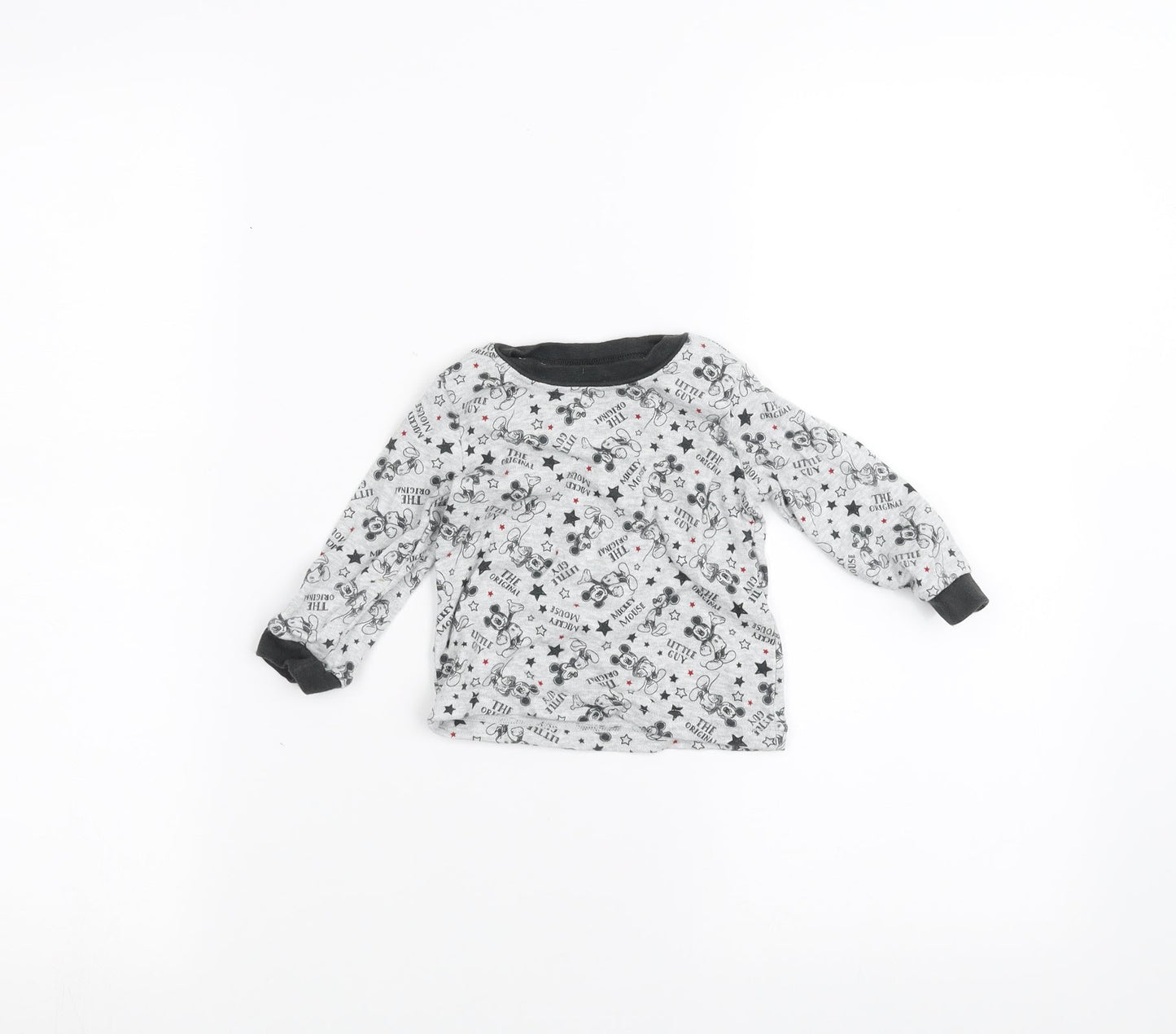 George Baby Grey   Basic T-Shirt Size 6-9 Months  - minnie mouse