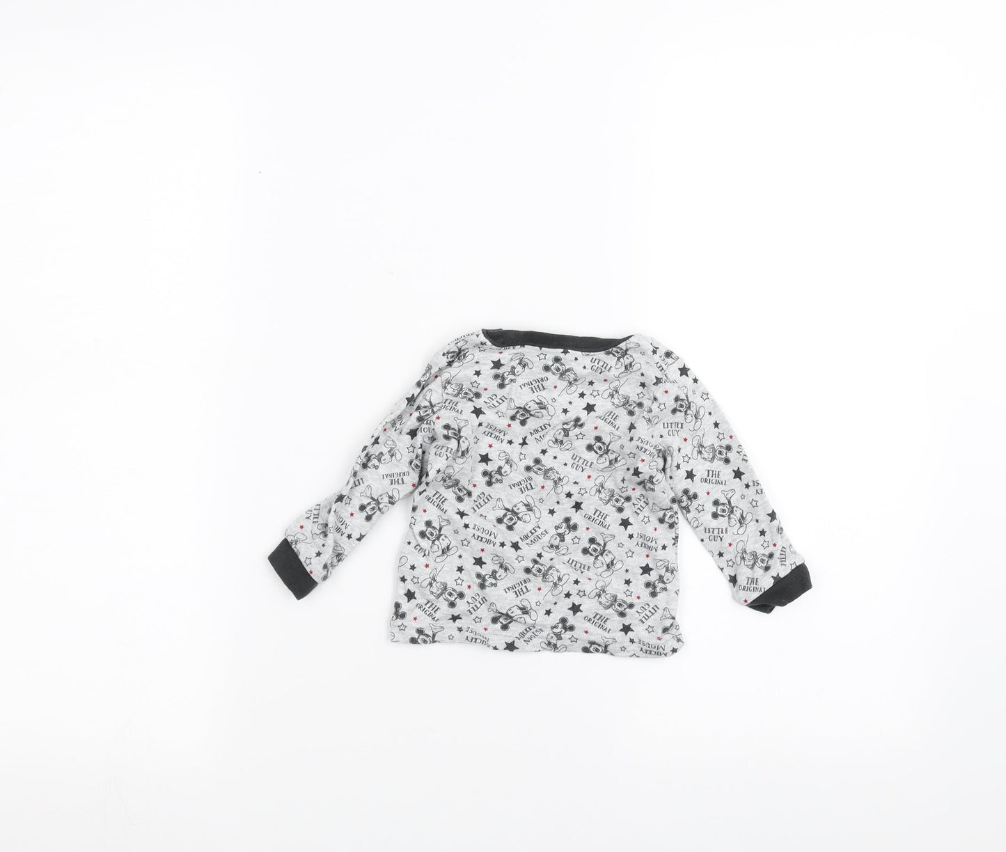 George Baby Grey   Basic T-Shirt Size 6-9 Months  - minnie mouse