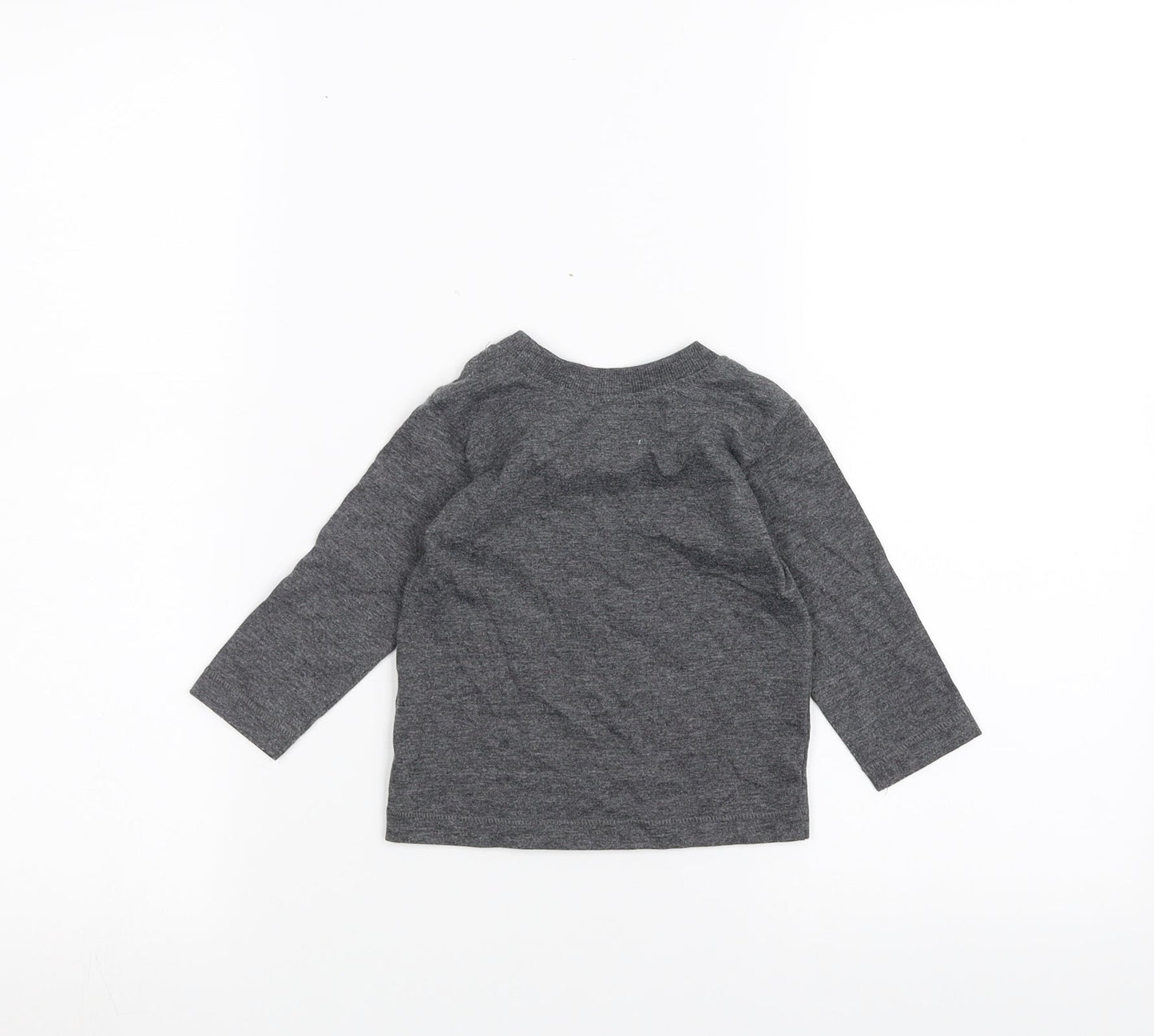 George Baby Black   Basic T-Shirt Size 6-9 Months