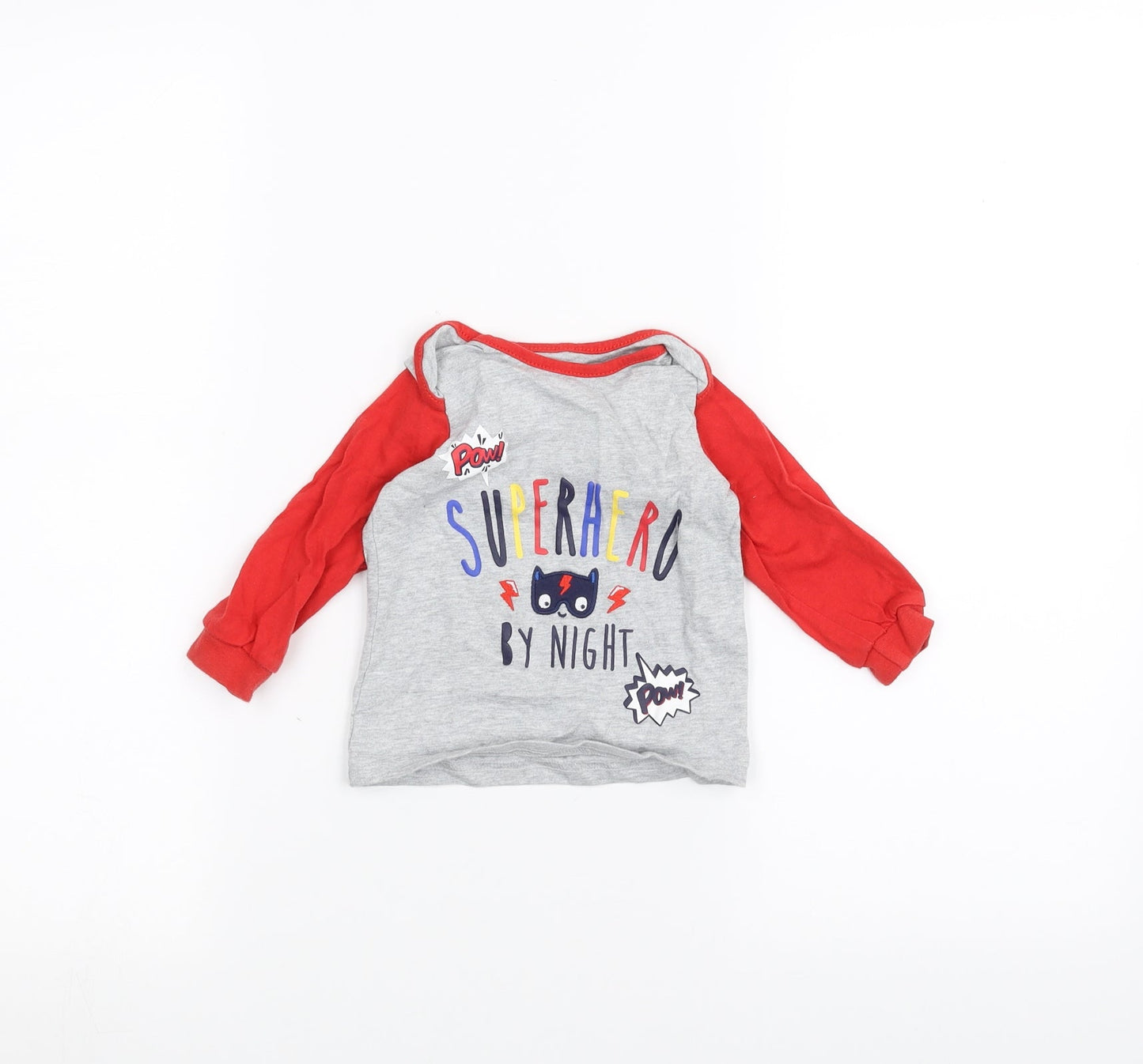 TU Baby Grey   Basic T-Shirt Size 6-9 Months
