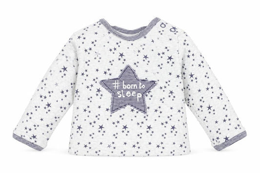 Front view of George Baby White Basic T-Shirt, size 6-9, Months