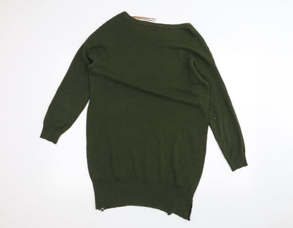 Preloved Select Womens Green   Pullover Jumper Size 14 - Back