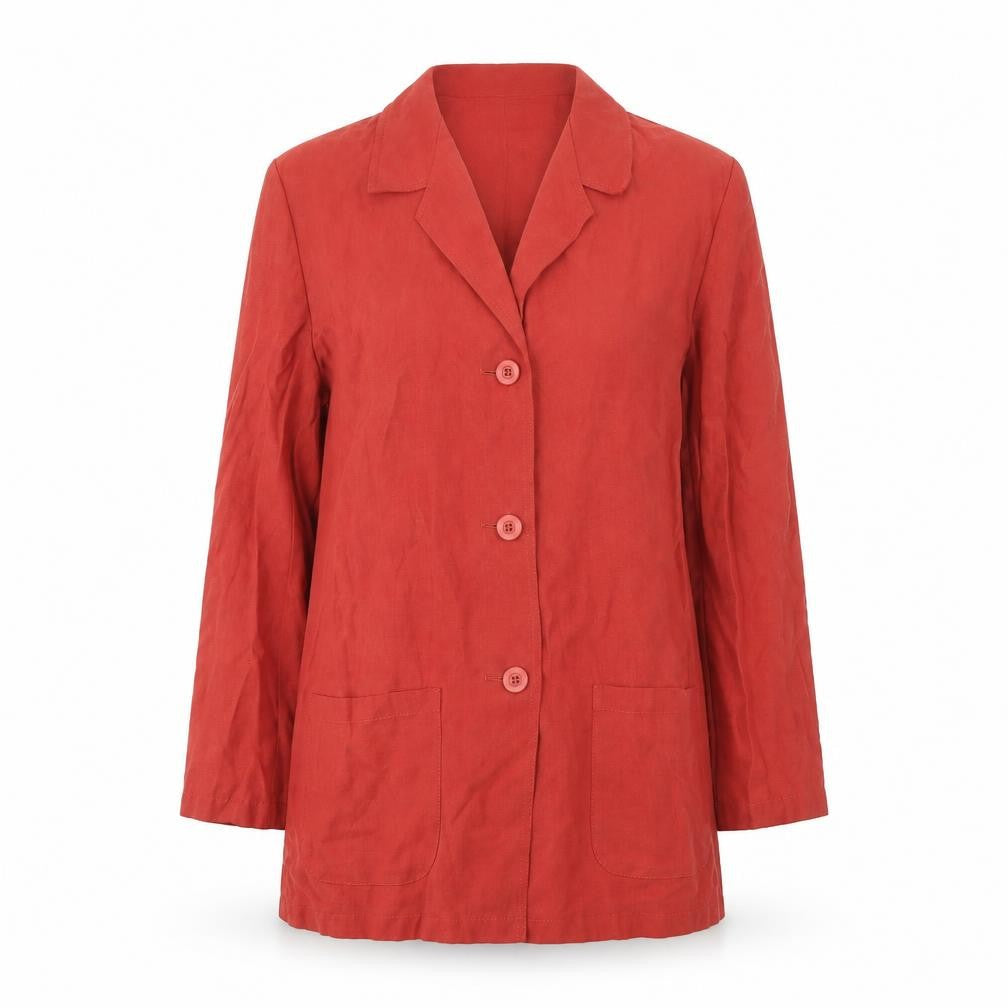 Marks & Spencer Womens Red   Jacket Blazer Size 12