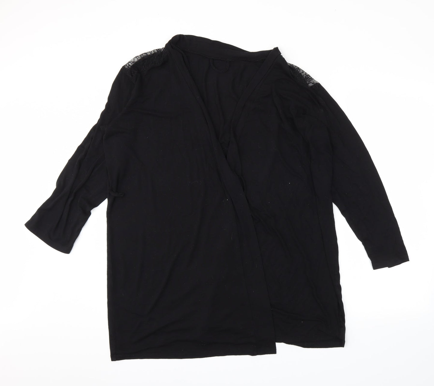 George Womens Black   Wrap Jumper Size 12