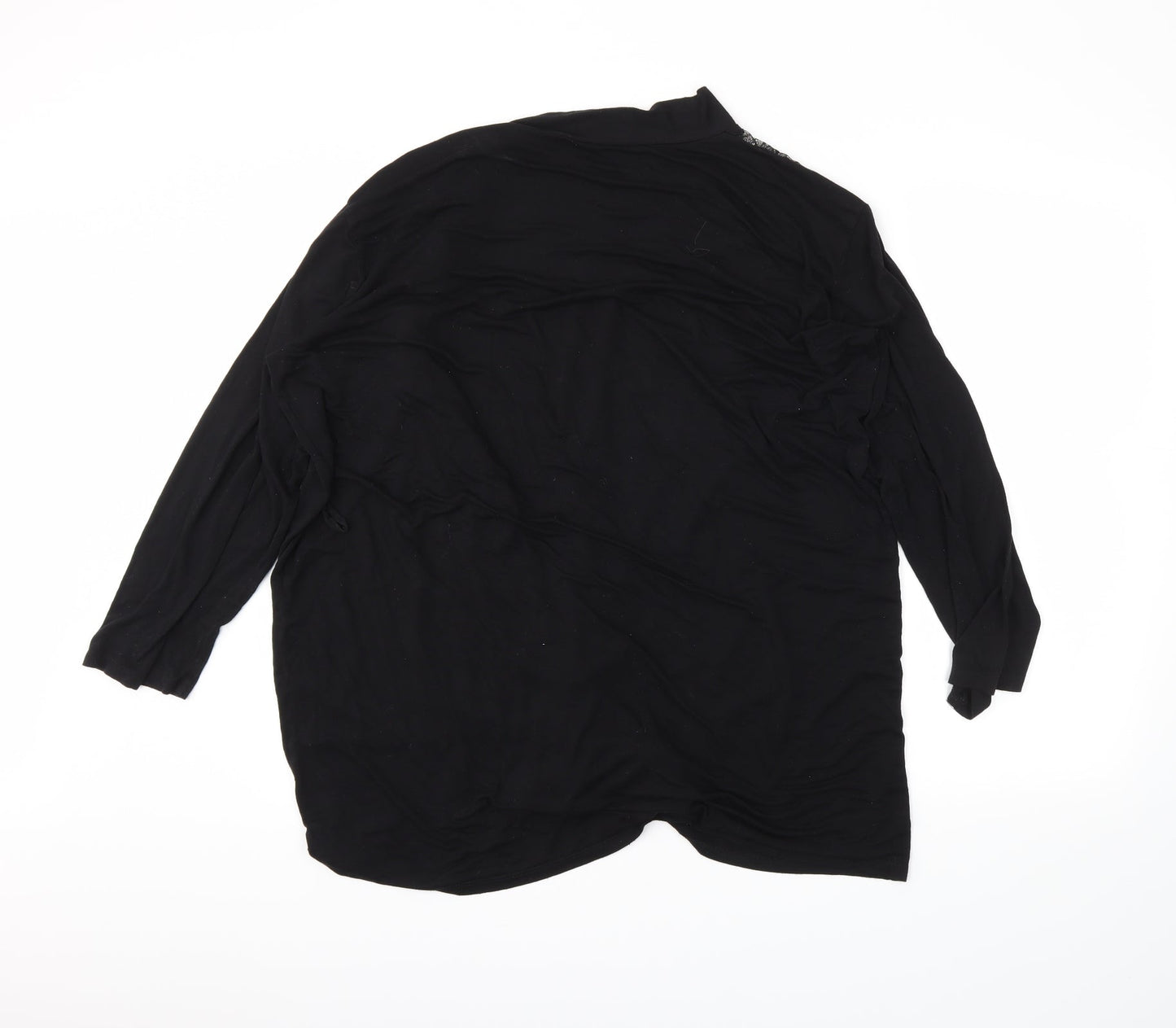 George Womens Black   Wrap Jumper Size 12