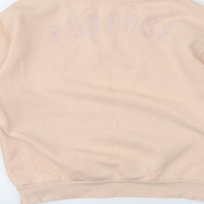 H&M Womens Pink   Pullover Sweatshirt Size M