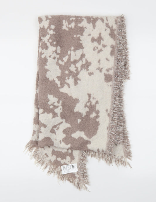 H&M Womens Brown Animal Print   Scarf