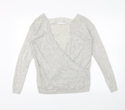 Preloved NEXT Womens Grey   Pullover Jumper Size 6 - Back