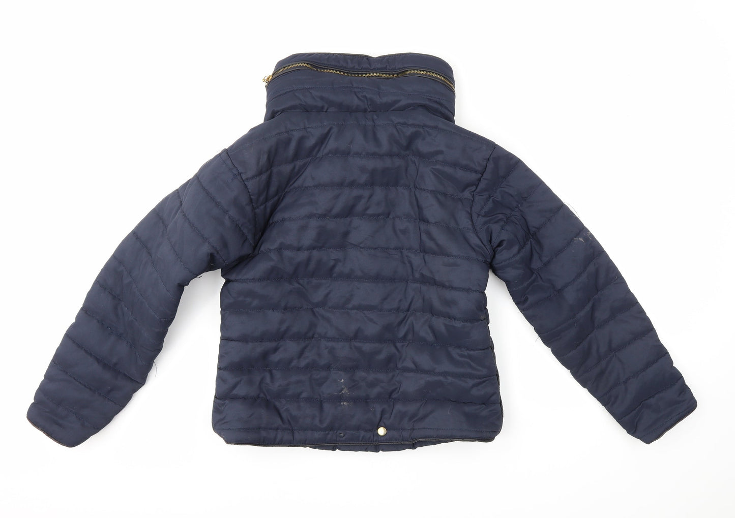 denim state Womens Blue   Puffer Jacket Coat Size S
