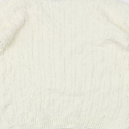 Pulse Womens Ivory   Pullover Jumper Size S