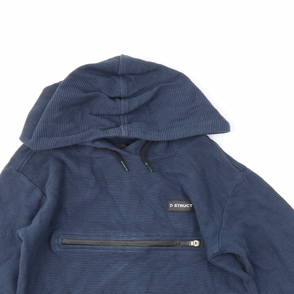 D/STRUCT Boys Blue   Pullover Hoodie Size 9-10 Years