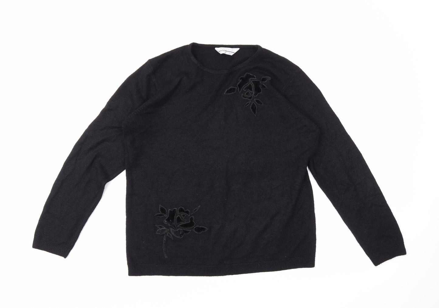 Instyle Womens Black   Pullover Jumper Size M