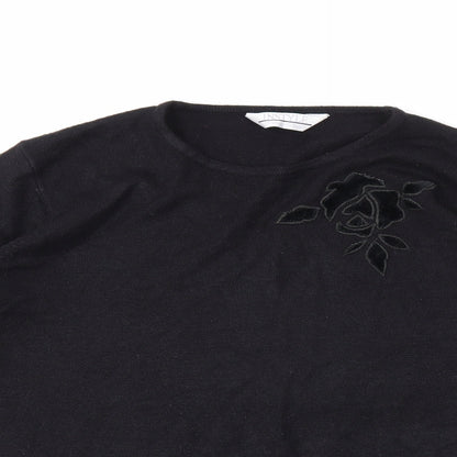 Instyle Womens Black   Pullover Jumper Size M