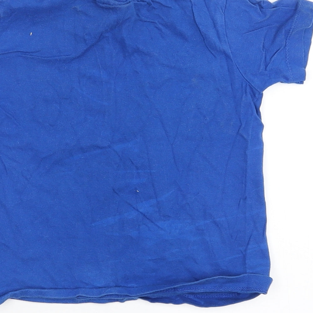 quco Boys Blue   Basic T-Shirt Size 2-3 Years