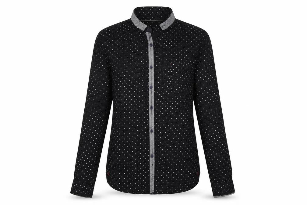 best legend Womens Black   Basic Button-Up Size 12