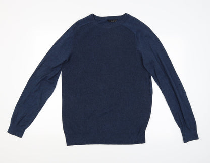 Preloved George Mens Blue   Pullover Jumper Size M - Front
