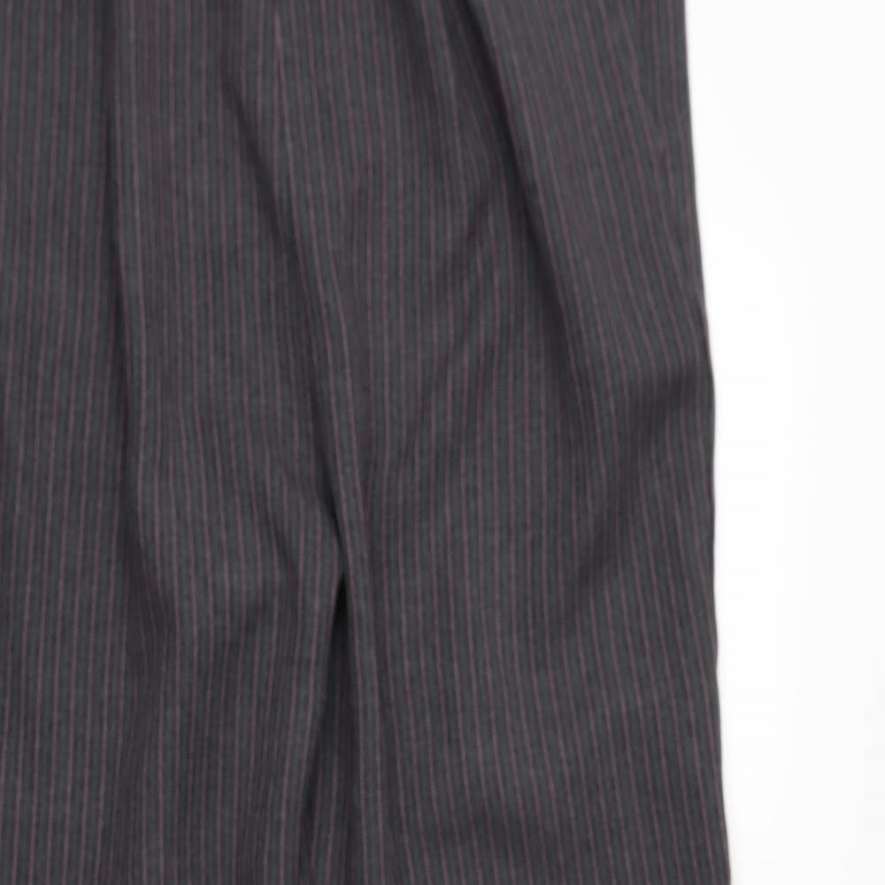 Preworn Womens Purple Striped  Bloomer Trousers Size 34 L31 in