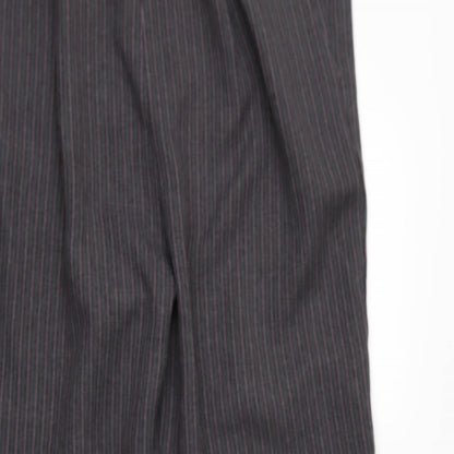 Preworn Womens Purple Striped  Bloomer Trousers Size 34 L31 in