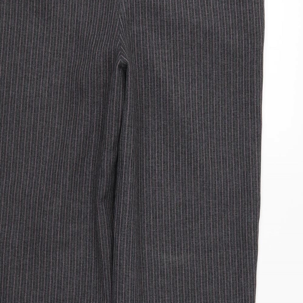 Preworn Womens Purple Striped  Bloomer Trousers Size 34 L31 in
