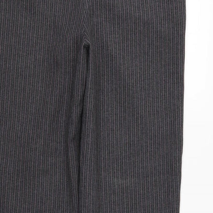 Preworn Womens Purple Striped  Bloomer Trousers Size 34 L31 in